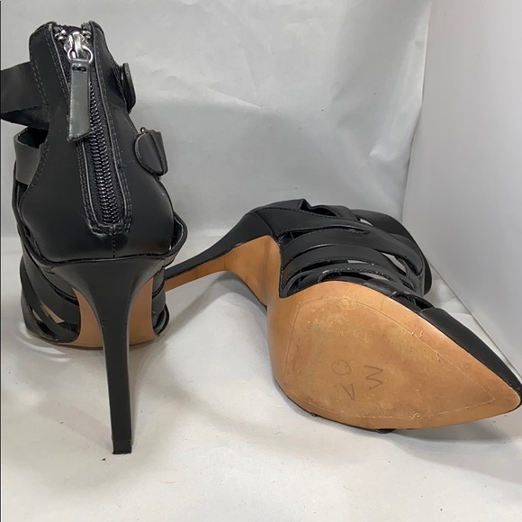 Zara Trafaluc Black Gladiators Heels 39 - Picture 8 of 8